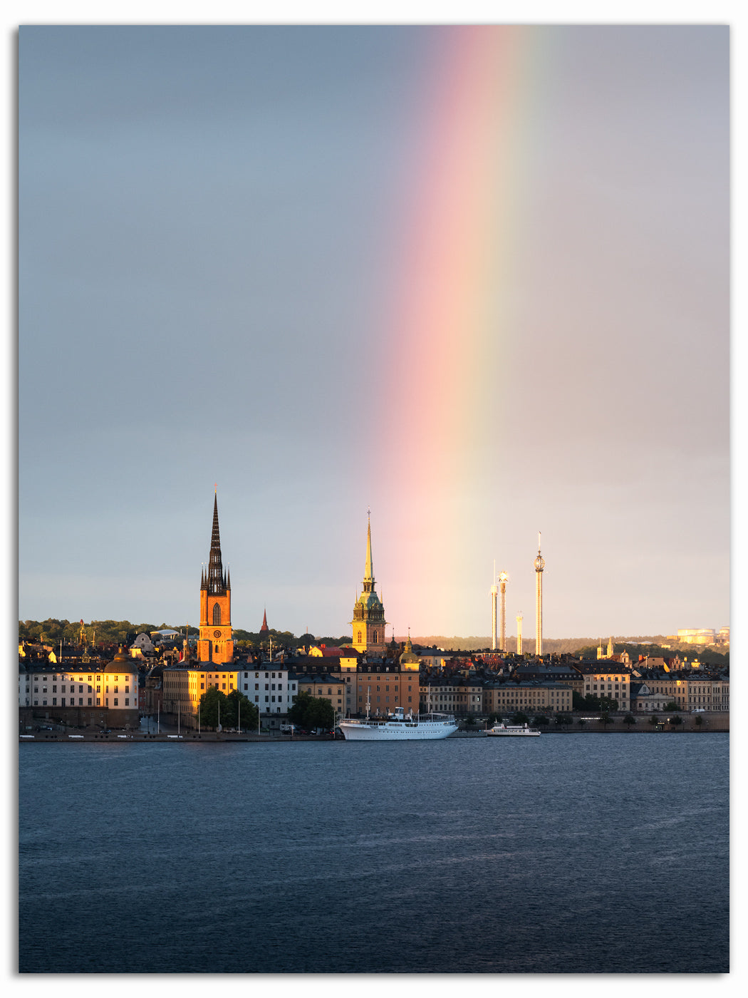 Regnbåge över Stockholm City II