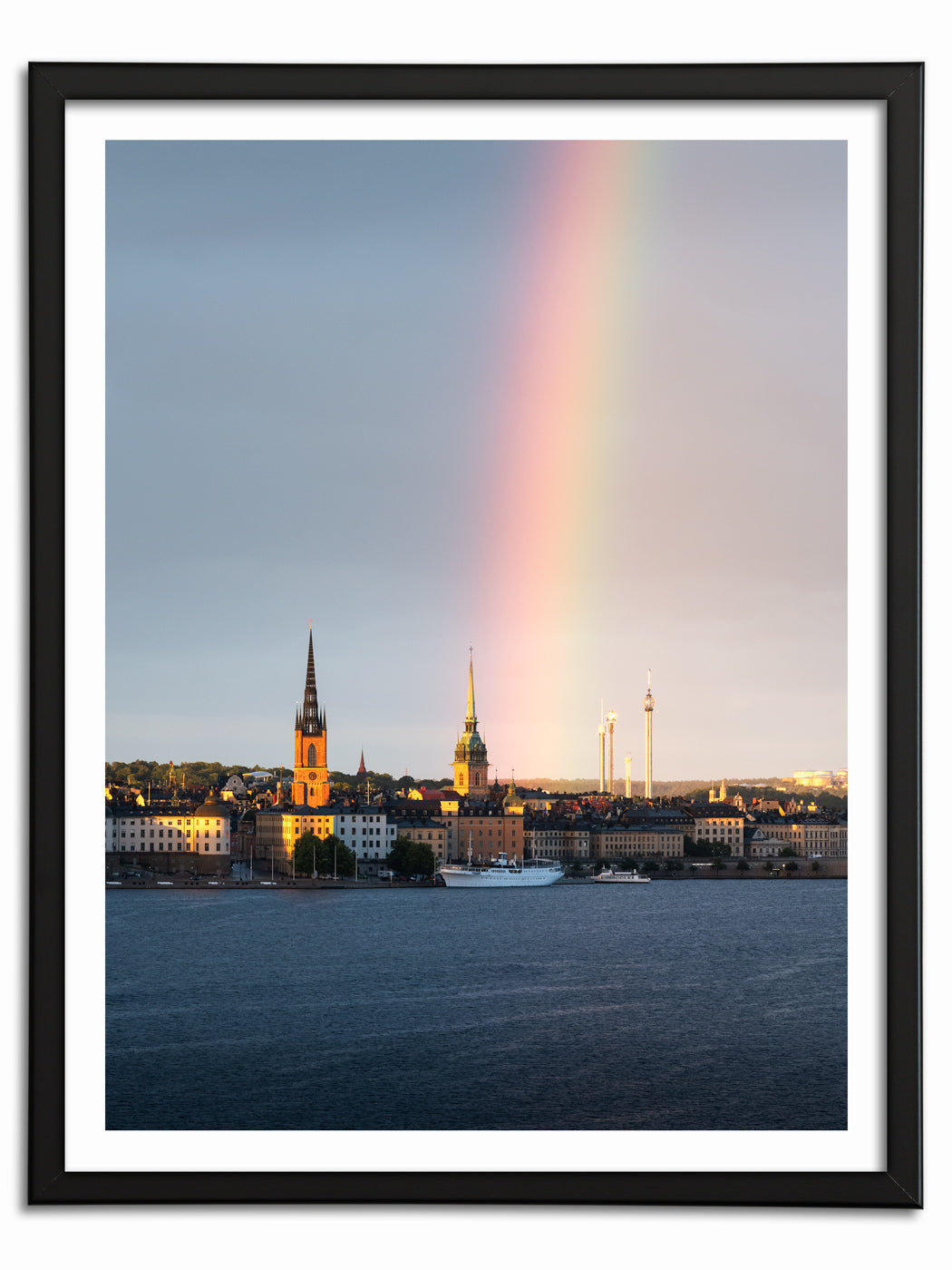 Regnbåge över Stockholm City II