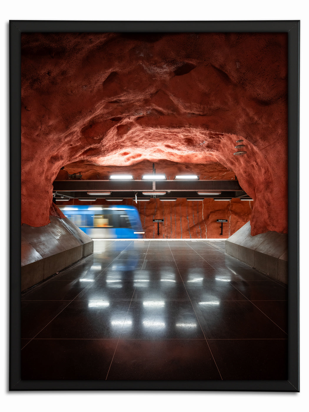 Blått Tåg i Rådhuset