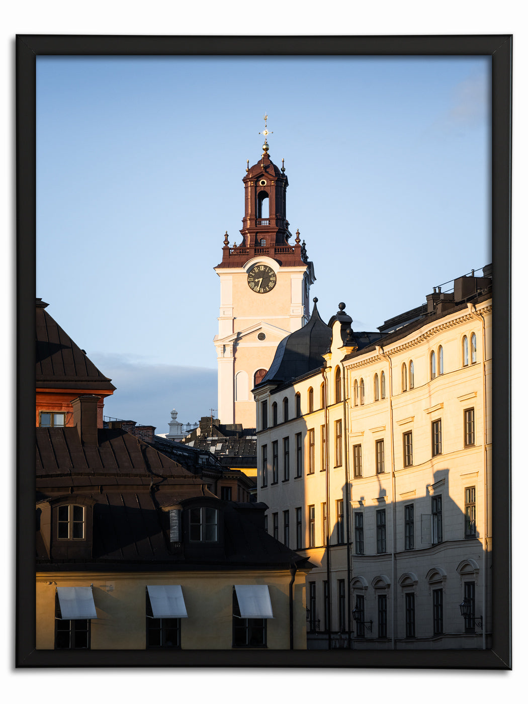 Kvällssol över Gamla Stan