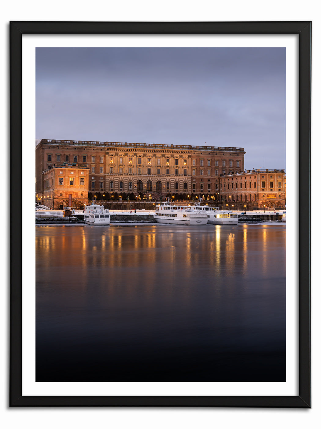 Slottet en vintermorgon
