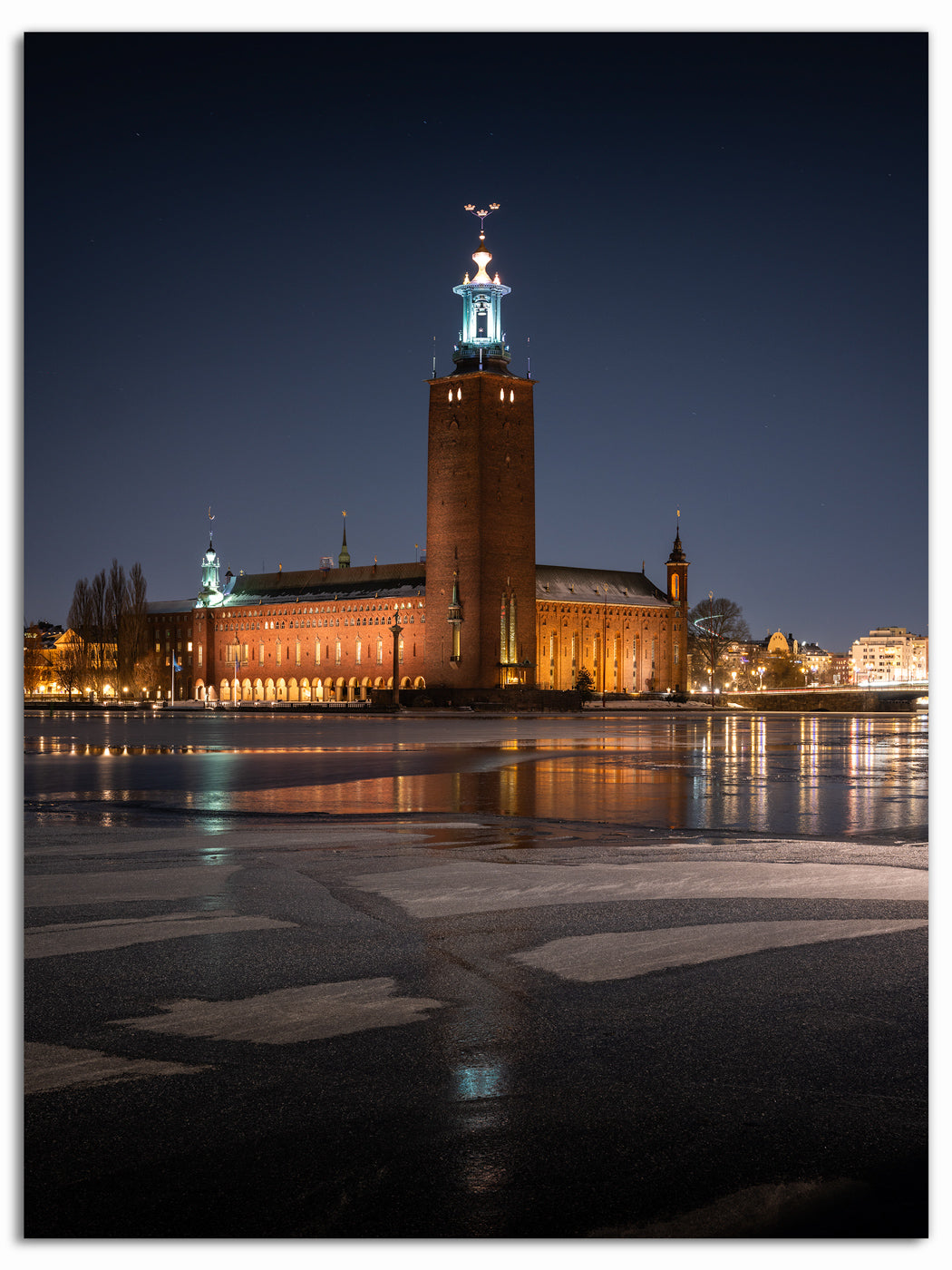 Stadshuset en vinternatt