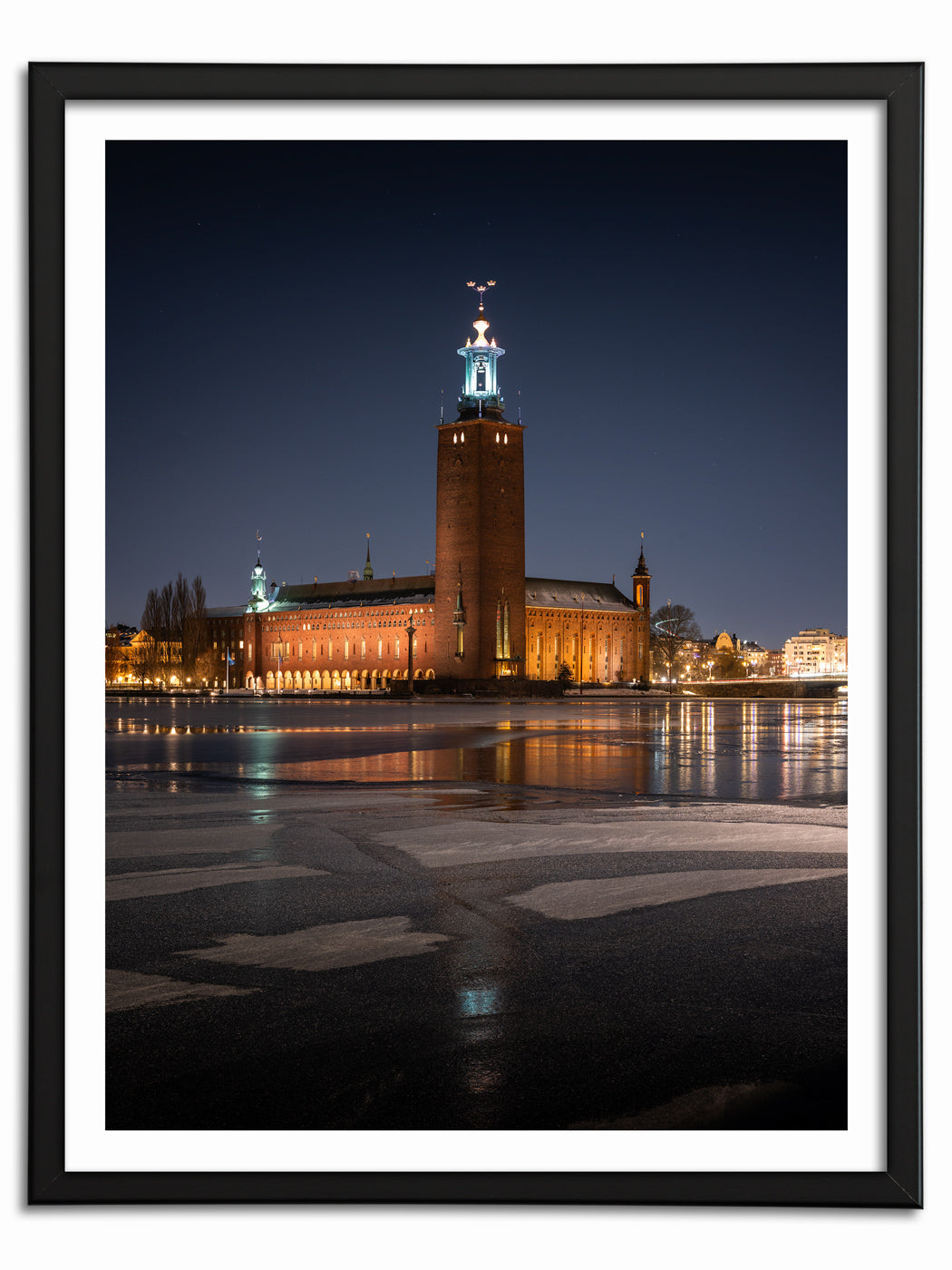Stadshuset en vinternatt