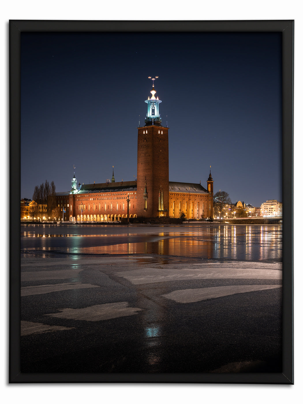 Stadshuset en vinternatt