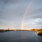 Regnbåge över Stockholm City