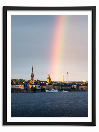 Regnbåge över Stockholm City II