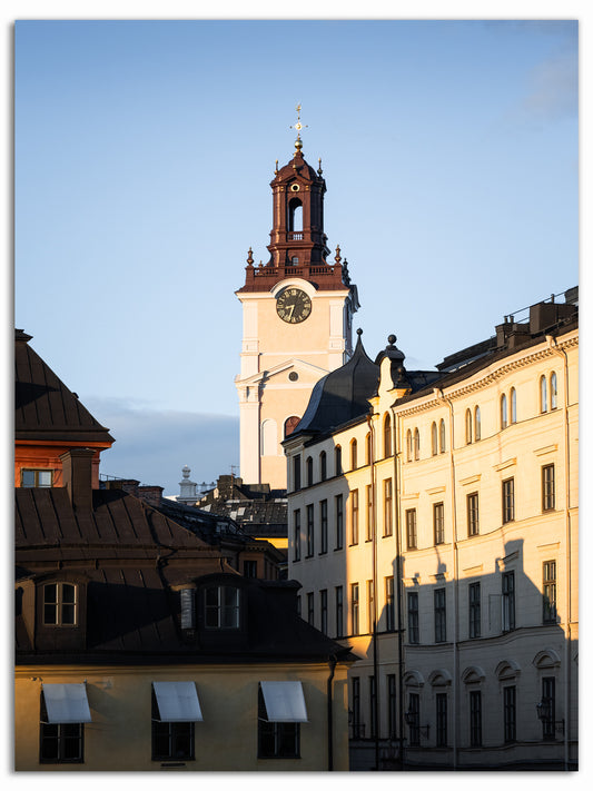 Kvällssol över Gamla Stan