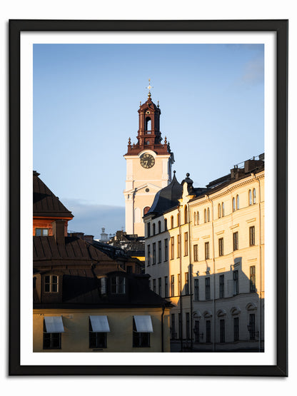 Kvällssol över Gamla Stan